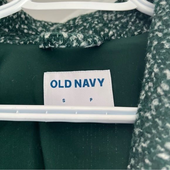 NWT Old Navy women's Relaxed Textured Overcoat for Women, XS, Green - Picture 12 of 12